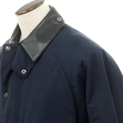 【中古】バブアー Barbour 中綿 ステンカラーコート ネイビーxブラック【 40 】【 状態ランクA 】【 メンズ 】