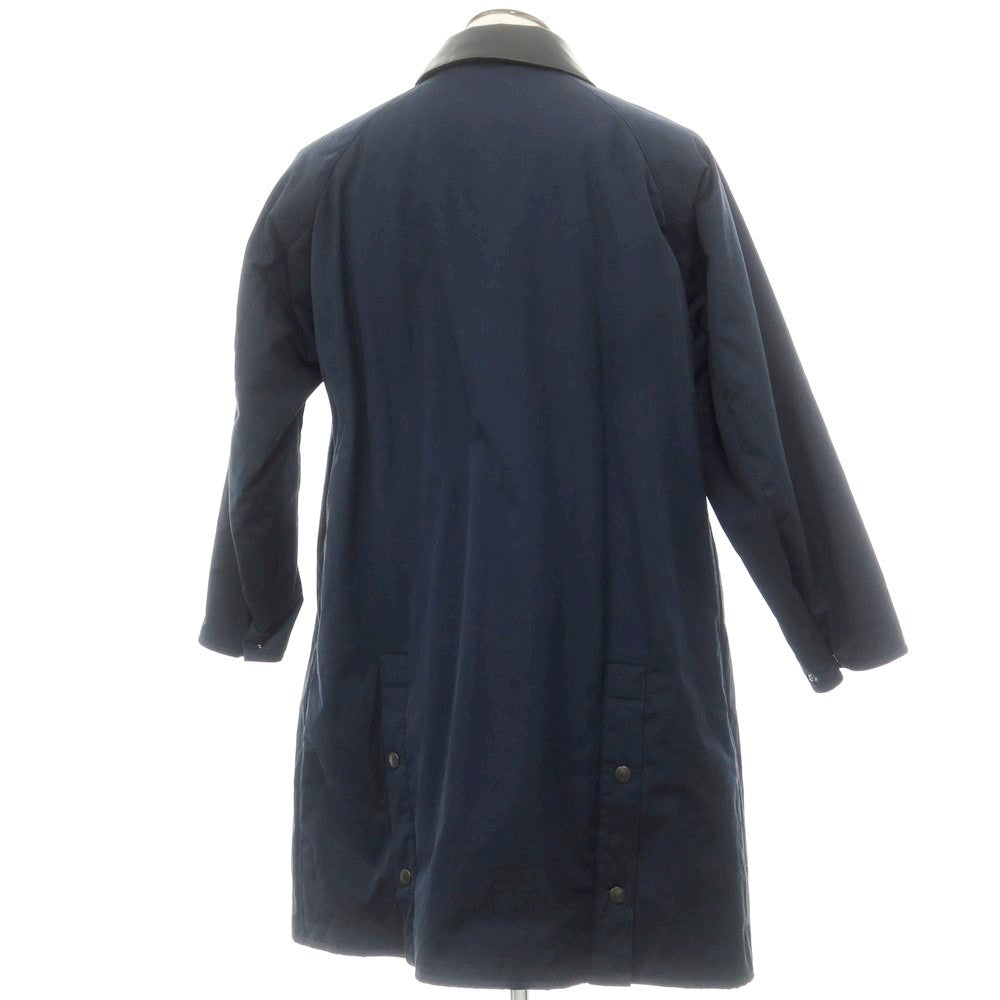 【中古】バブアー Barbour 中綿 ステンカラーコート ネイビーxブラック【 40 】【 状態ランクA 】【 メンズ 】