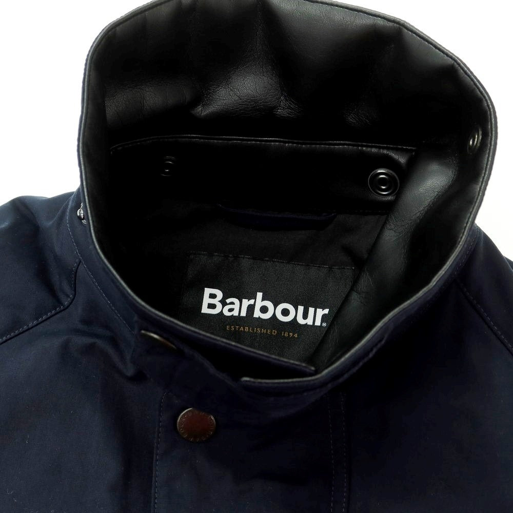 【中古】バブアー Barbour 中綿 ステンカラーコート ネイビーxブラック【 40 】【 状態ランクA 】【 メンズ 】