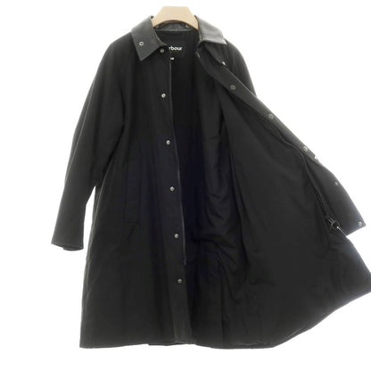 【中古】バブアー Barbour 中綿 ステンカラーコート ブラック【 40 】【 状態ランクA 】【 メンズ 】