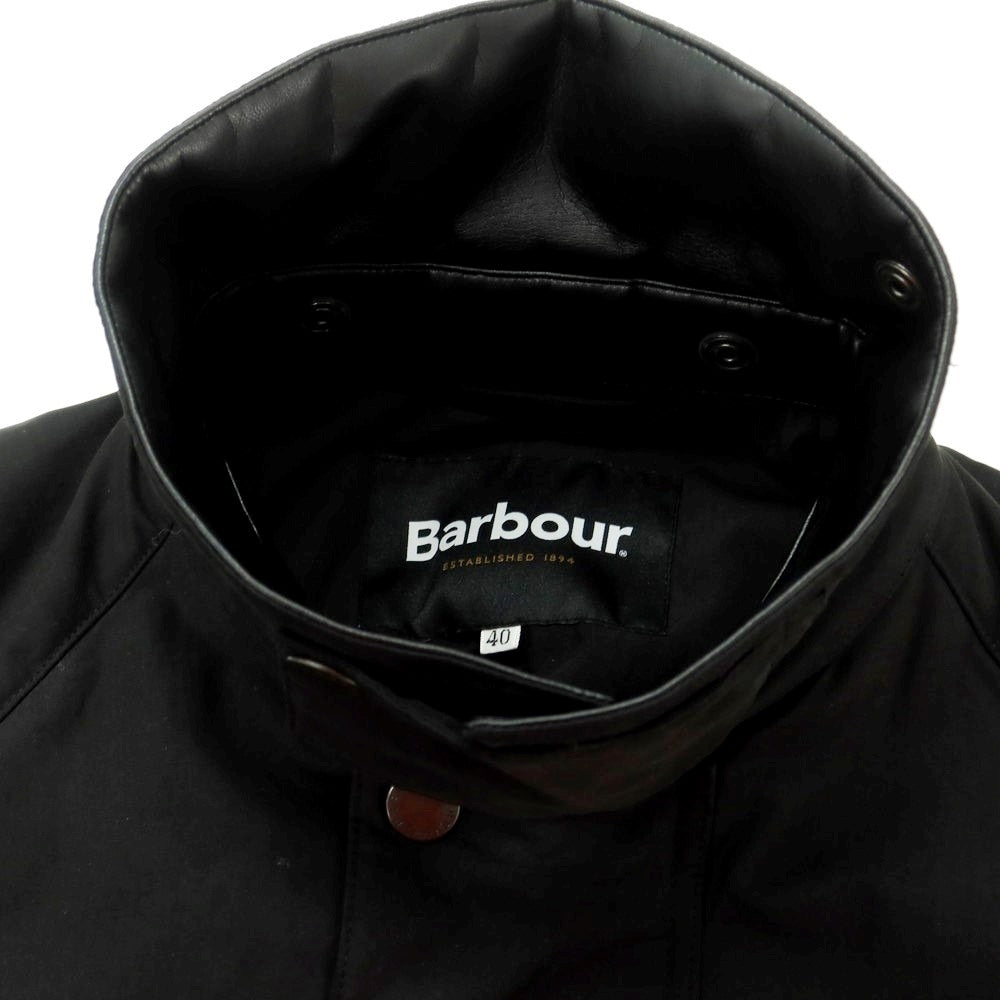 【中古】バブアー Barbour 中綿 ステンカラーコート ブラック【 40 】【 状態ランクA 】【 メンズ 】