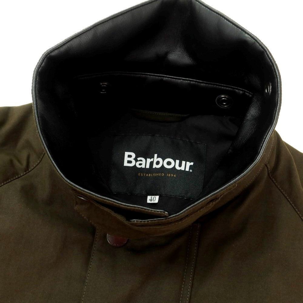 【中古】バブアー Barbour 中綿 ステンカラーコート ダークオリーブ【 40 】【 状態ランクA 】【 メンズ 】