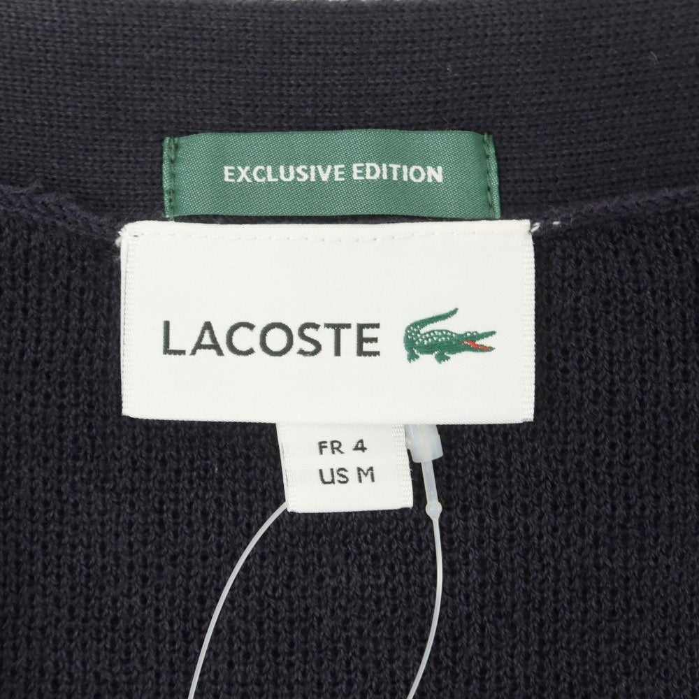 【中古】ラコステ LACOSTE コットン系 カーディガン ダークネイビー【 4 】【 状態ランクA 】【 メンズ 】