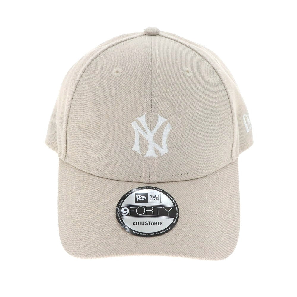 【中古】ニューエラ NEW ERA NYヤンキース ベースボール キャップ ベージュ【 状態ランクA 】【 メンズ 】