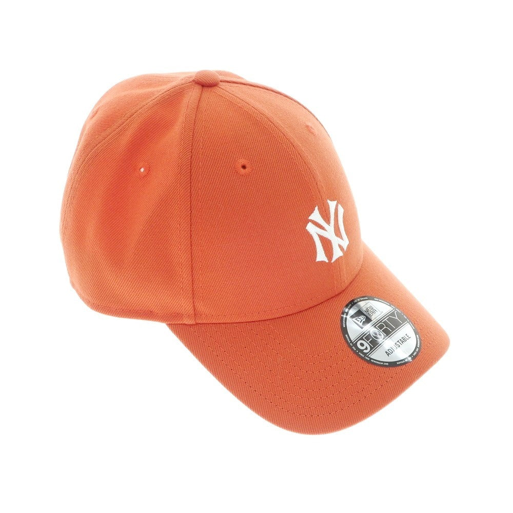 【中古】ニューエラ NEW ERA NYヤンキース ベースボール キャップ オレンジ【 状態ランクA 】【 メンズ 】