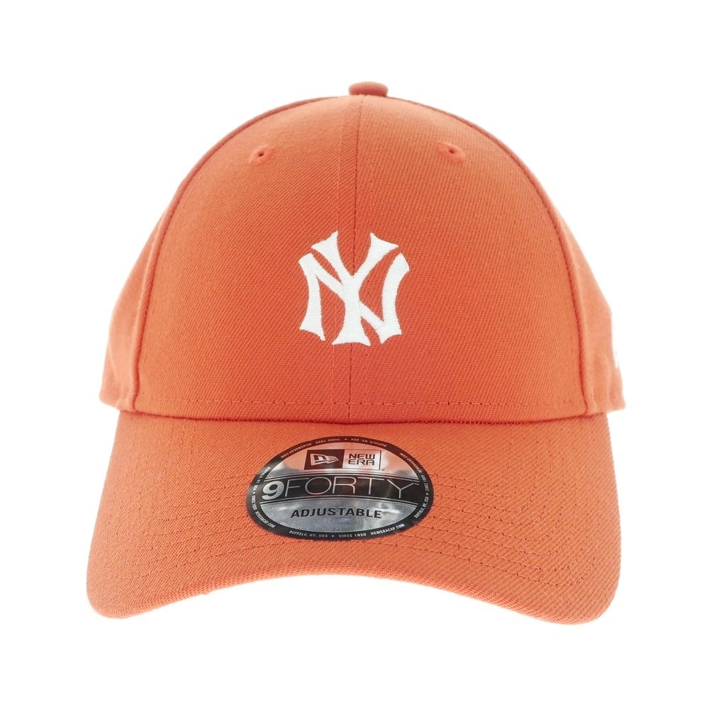 【中古】ニューエラ NEW ERA NYヤンキース ベースボール キャップ オレンジ【 状態ランクA 】【 メンズ 】