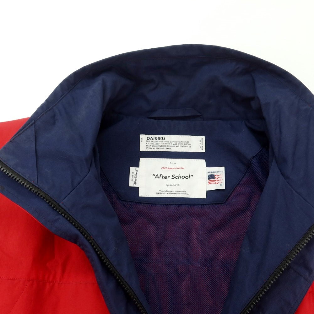 【中古】ダイリク DAIRIKU AFTER SCHOOL ロングコート レッド【サイズF】【 状態ランクC 】【 メンズ 】[EPD]