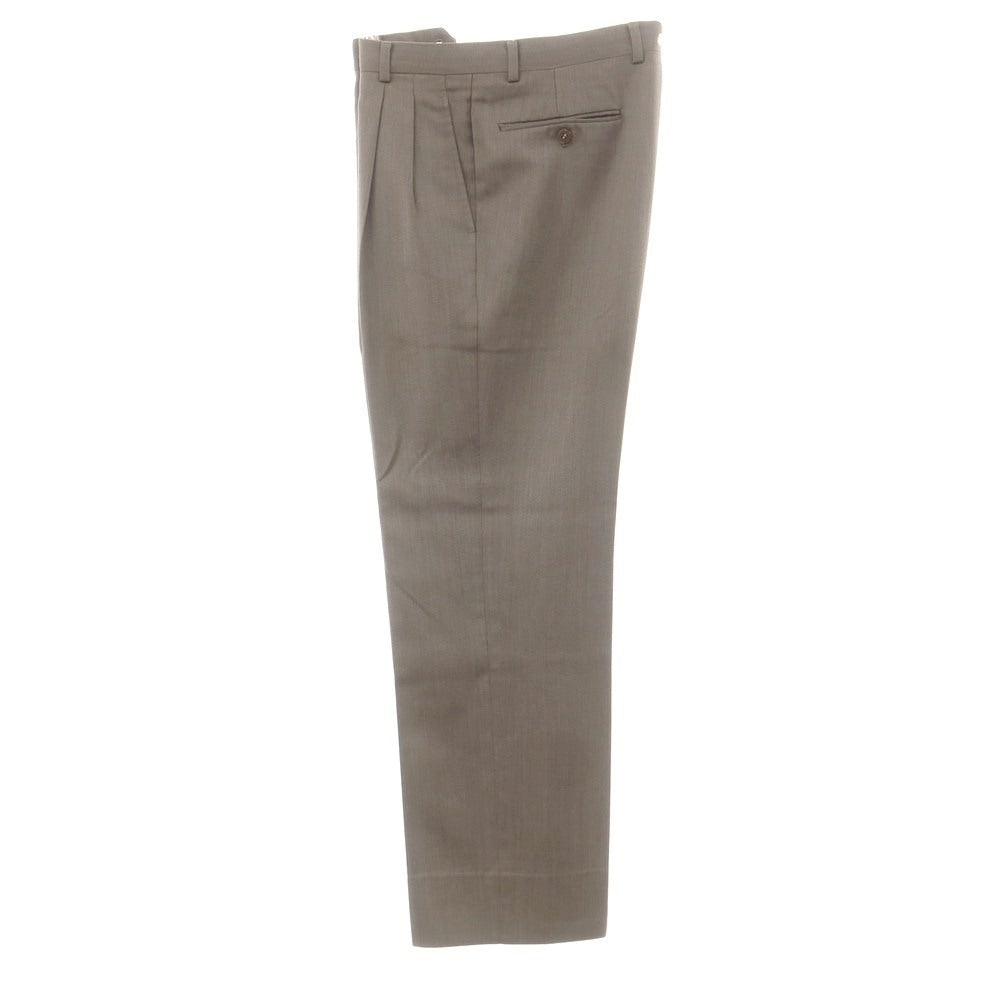 [Used] Yves Saint Laurent Wool 2-Button Suit, Beige [94-82-175] [Condition Rank C] [Men&