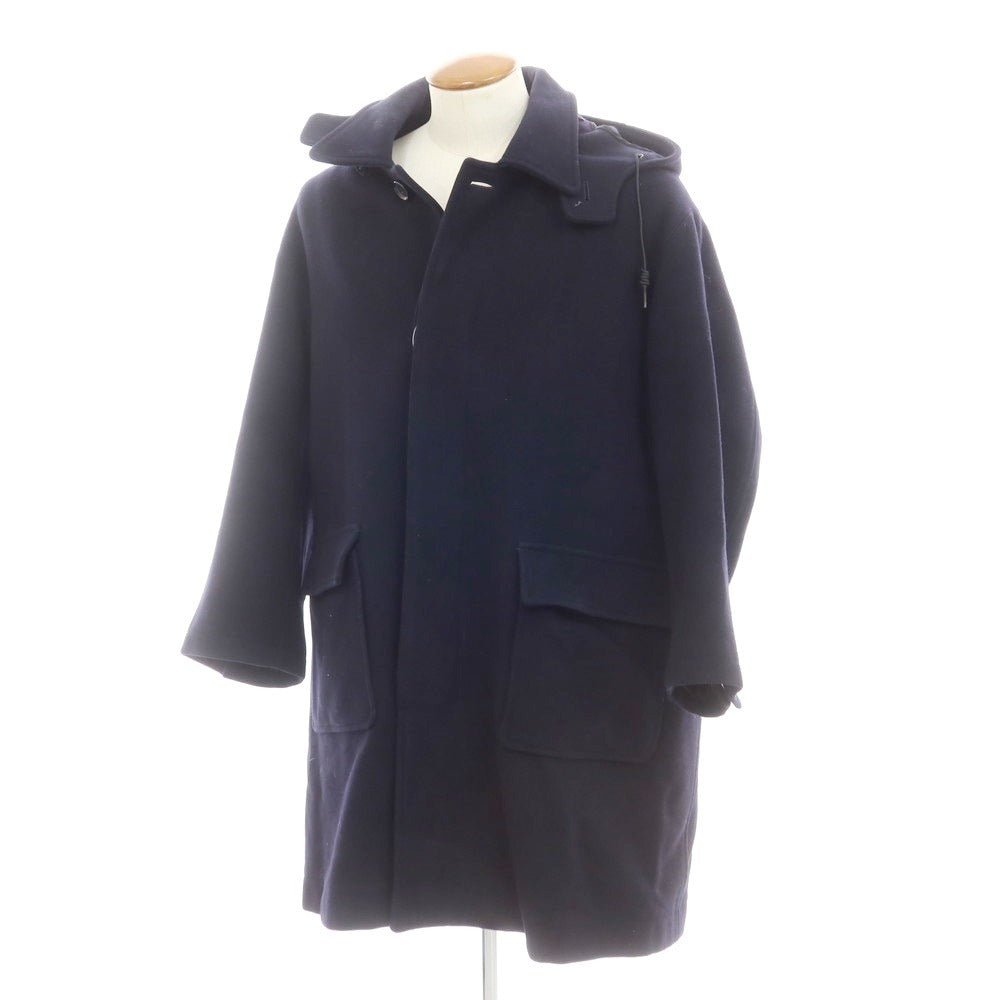 【中古】セブン バイ セブン SEVEN BY SEVEN ウール ステンカラーコート ネイビー【サイズM】【 状態ランクC 】【 メンズ 】 [EPD]