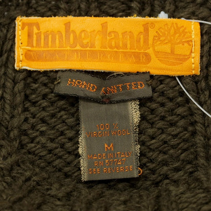 【中古】ティンバーランド Timberland ウール プルオーバーニット オリーブ【 M 】【 状態ランクC 】【 メンズ 】