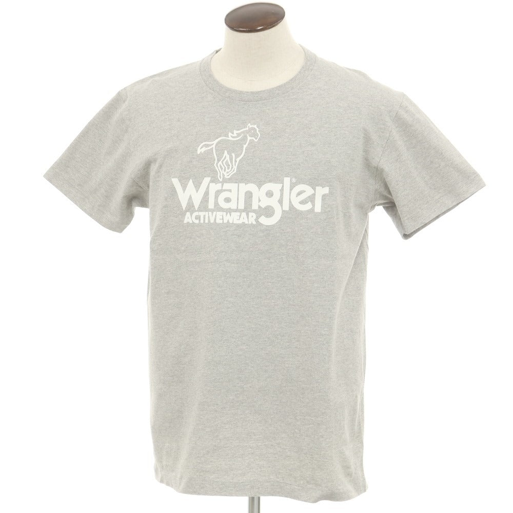 【中古】ラングラー Wrangler コットン クルーネック 半袖Ｔシャツ グレー【 表記なし（L位） 】【 状態ランクB 】【 メンズ 】