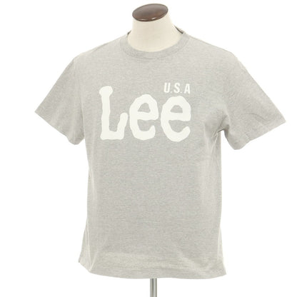 【中古】リー Lee コットン クルーネック 半袖Ｔシャツ グレー【 表記なし（L位） 】【 状態ランクB 】【 メンズ 】