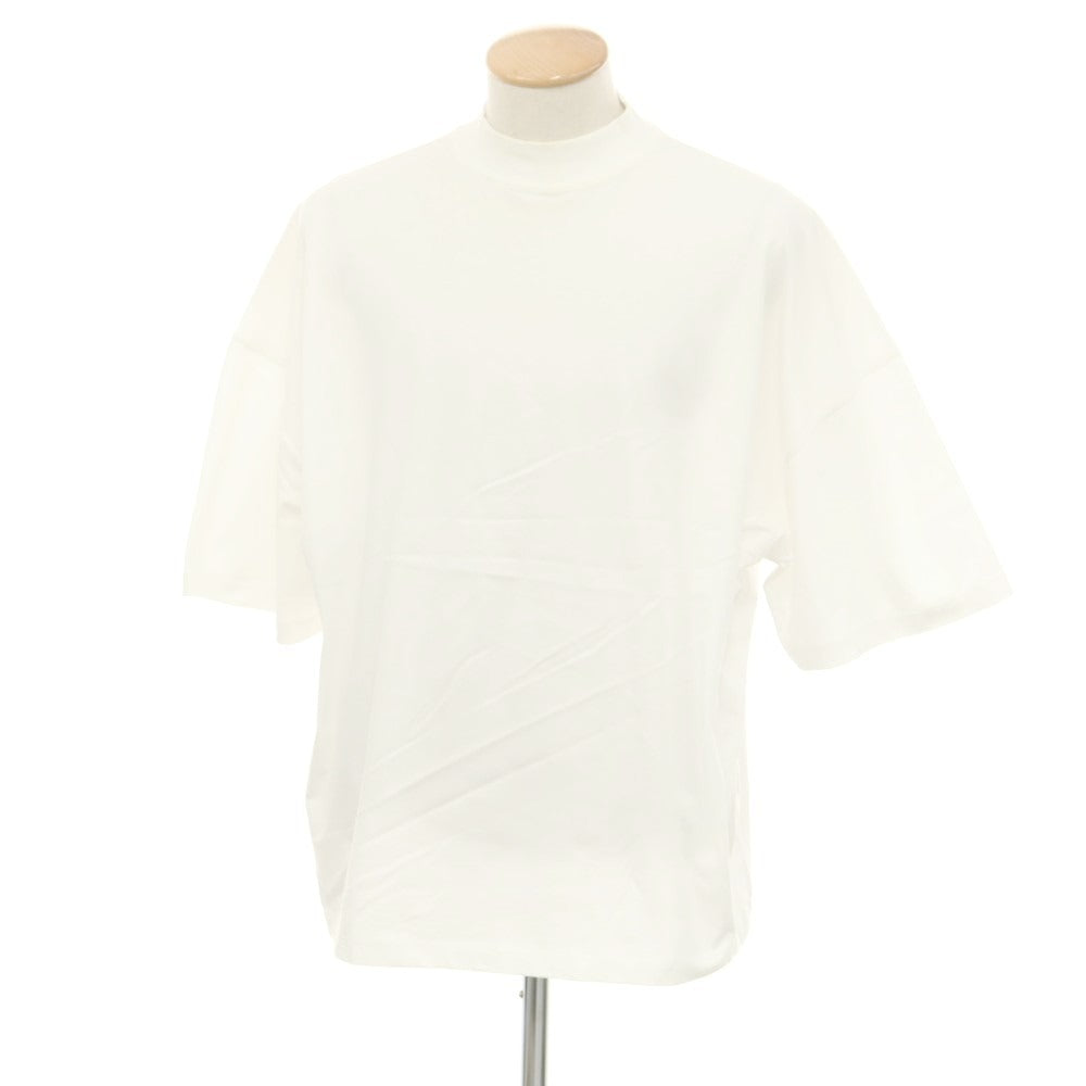 【中古】ジルサンダー JIL SANDER コットン モックネック 半袖Ｔシャツ ホワイト【 S 】【 状態ランクC 】【 メンズ 】