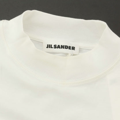 【中古】ジルサンダー JIL SANDER コットン モックネック 半袖Ｔシャツ ホワイト【 S 】【 状態ランクC 】【 メンズ 】