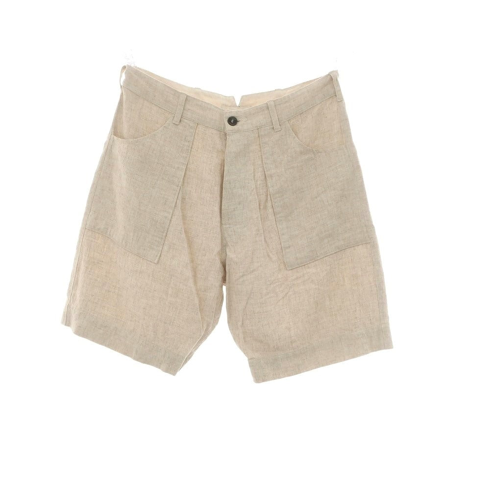 【中古】ウィローパンツ WILLOW PANTS リネンポリエステル ショートパンツ ベージュ【 1 】【 状態ランクB 】【 メンズ 】