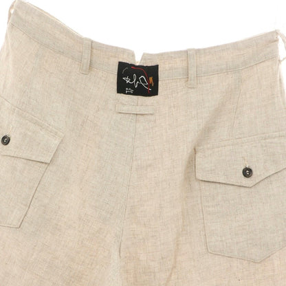 【中古】ウィローパンツ WILLOW PANTS リネンポリエステル ショートパンツ ベージュ【 1 】【 状態ランクB 】【 メンズ 】