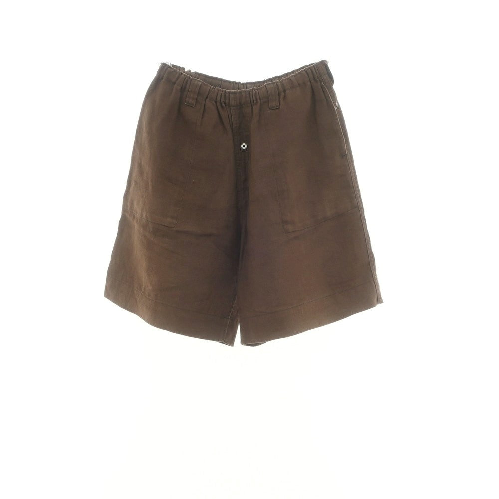 【中古】ウィローパンツ WILLOW PANTS リネン系 ショートパンツ ブラウン【 表記なし(M位) 】【 状態ランクC 】【 メンズ 】