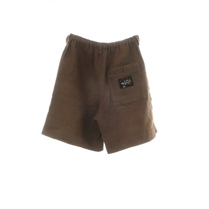 【中古】ウィローパンツ WILLOW PANTS リネン系 ショートパンツ ブラウン【 表記なし(M位) 】【 状態ランクC 】【 メンズ 】