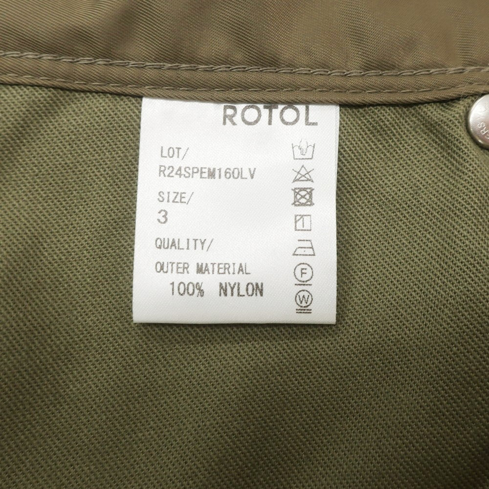 【中古】【未使用】ロトル ROTOL ナイロン TRIPLE SEAMS 6P NYLON SHORTS パンツ オリーブ【 3 】【 状態ランクS 】【 メンズ 】