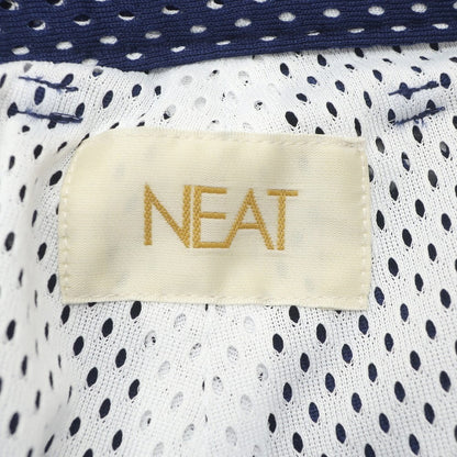 【中古】ニート NEAT ポリエステル メッシュ ショートパンツ ネイビーxホワイト【 M 】【 状態ランクA 】【 メンズ 】