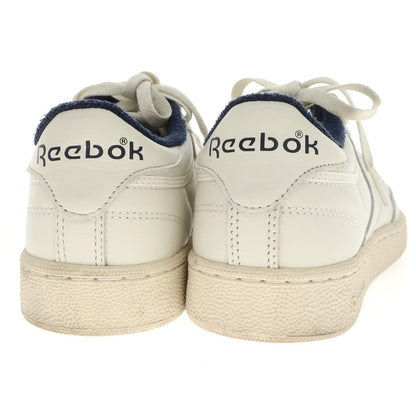 【中古】リーボック Reebok CLUB C レザー スニーカー アイボリーxネイビー【 US 9 1/2 】【 状態ランクB 】【 メンズ 】