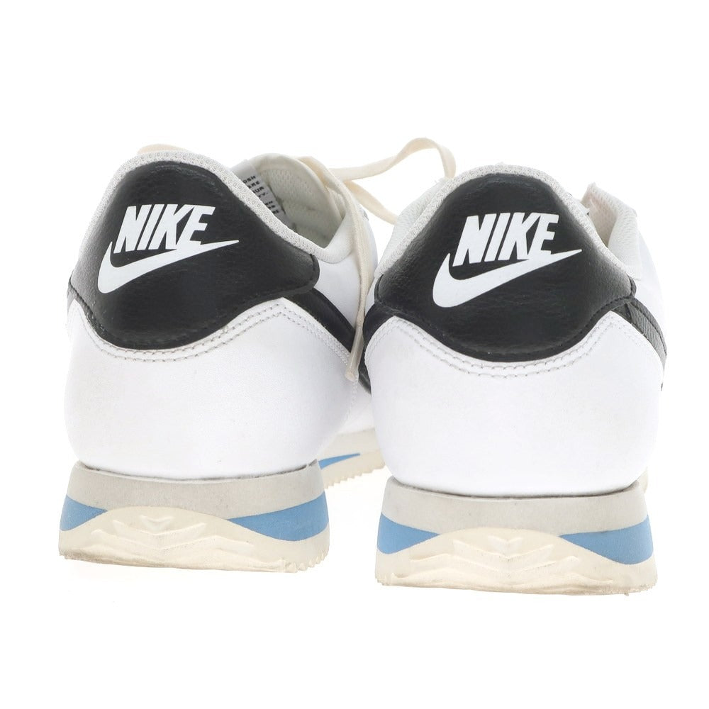 【中古】ナイキ NIKE WMNS CORTEZ レザー スニーカー ホワイトxブラック【 28cm(ウィメンズサイズ表記) 】【 状態ランクB 】【 メンズ 】