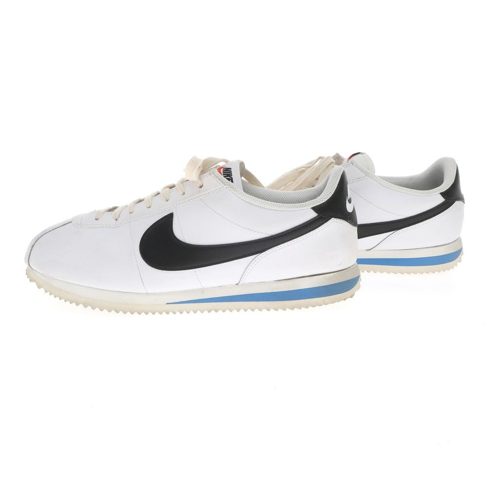 【中古】ナイキ NIKE WMNS CORTEZ レザー スニーカー ホワイトxブラック【 28cm(ウィメンズサイズ表記) 】【 状態ランクB 】【 メンズ 】