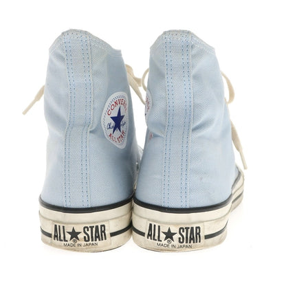 【中古】コンバース CONVERSE MADE IN JAPAN オールスターHi キャンバス ハイカット スニーカー ライトブルー【 9 1/2 】【 状態ランクC 】【 メンズ 】