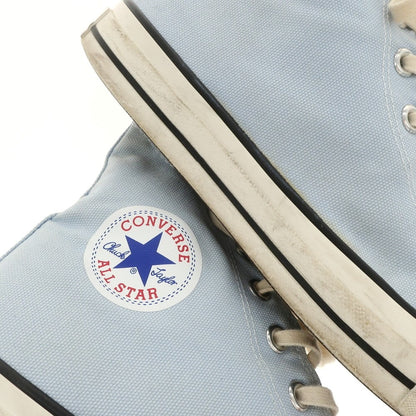 【中古】コンバース CONVERSE MADE IN JAPAN オールスターHi キャンバス ハイカット スニーカー ライトブルー【 9 1/2 】【 状態ランクC 】【 メンズ 】