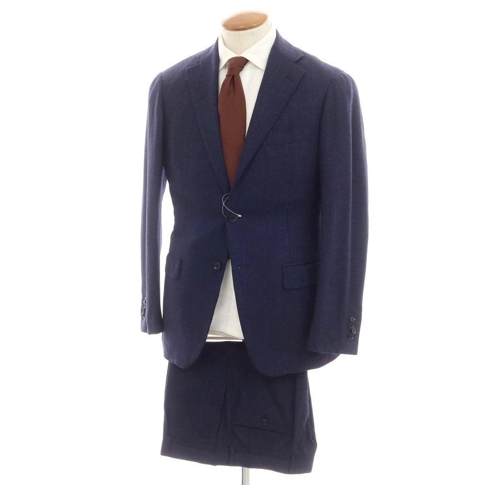 【中古】リングヂャケット RING JACKET MEISTER ウール 3つボタンスーツ ネイビー【 46 】【 状態ランクB 】【 メンズ 】