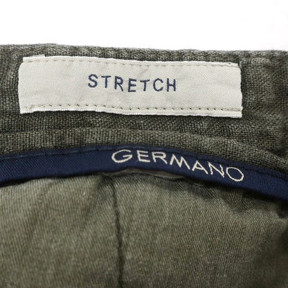 【中古】ジェルマーノ GERMANO リネン ショートパンツ ダークオリーブ【 46 】【 状態ランクB 】【 メンズ 】