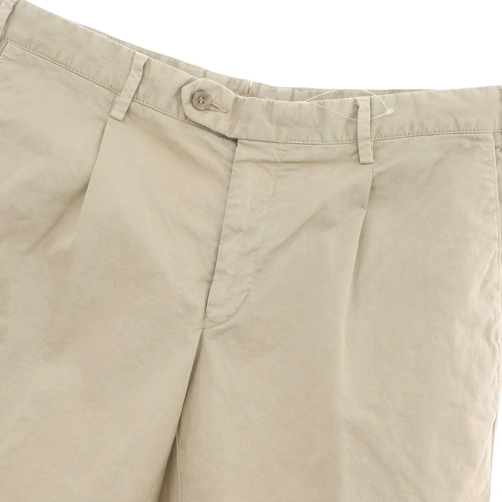 【中古】ジェルマーノ GERMANO ストレッチ コットン ショートパンツ ベージュ【 48 】【 状態ランクC 】【 メンズ 】