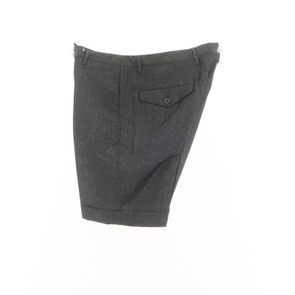 【中古】インコテックス INCOTEX ウールリネン ショートパンツ グレー【 46 】【 状態ランクB 】【 メンズ 】