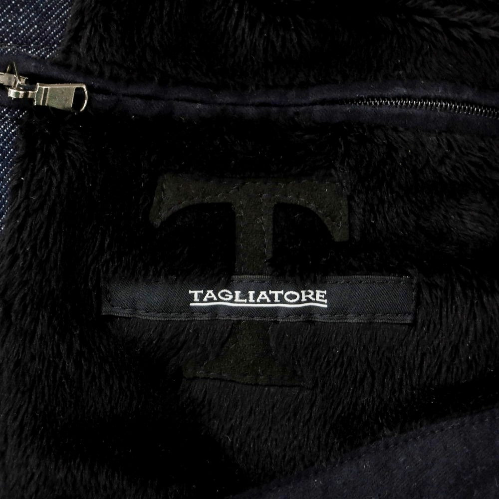【中古】タリアトーレ TAGLIATORE デニム ピーコート ネイビー【 44 】【 状態ランクB 】【 メンズ 】[EPD]