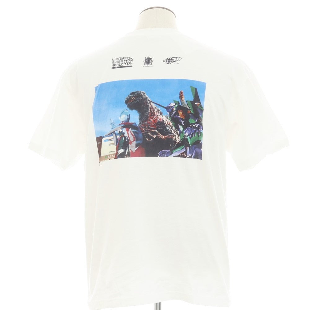 【中古】ビームス BEAMS コットン クルーネック 半袖Ｔシャツ ホワイト【 XL 】【 状態ランクB 】【 メンズ 】