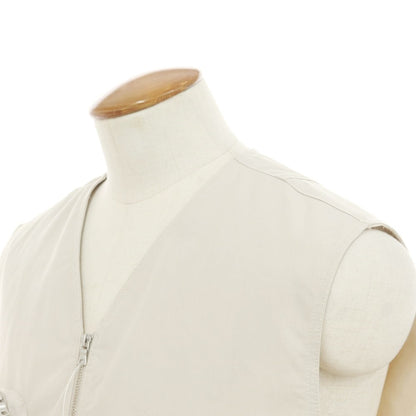 [Used] The Duffer &amp;amp; Nephews The DUFFER N NEPHEWS Spring/Summer 2025 Polyester Wide Silhouette Gilet Vest Light Sand Beige [M] [Condition Rank A] [Men&