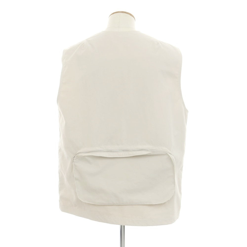 [Used] The Duffer &amp;amp; Nephews The DUFFER N NEPHEWS Spring/Summer 2025 Polyester Wide Silhouette Gilet Vest Light Sand Beige [M] [Condition Rank A] [Men&