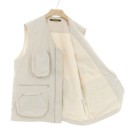 [Used] The Duffer &amp;amp; Nephews The DUFFER N NEPHEWS Spring/Summer 2025 Polyester Wide Silhouette Gilet Vest Light Sand Beige [M] [Condition Rank A] [Men&