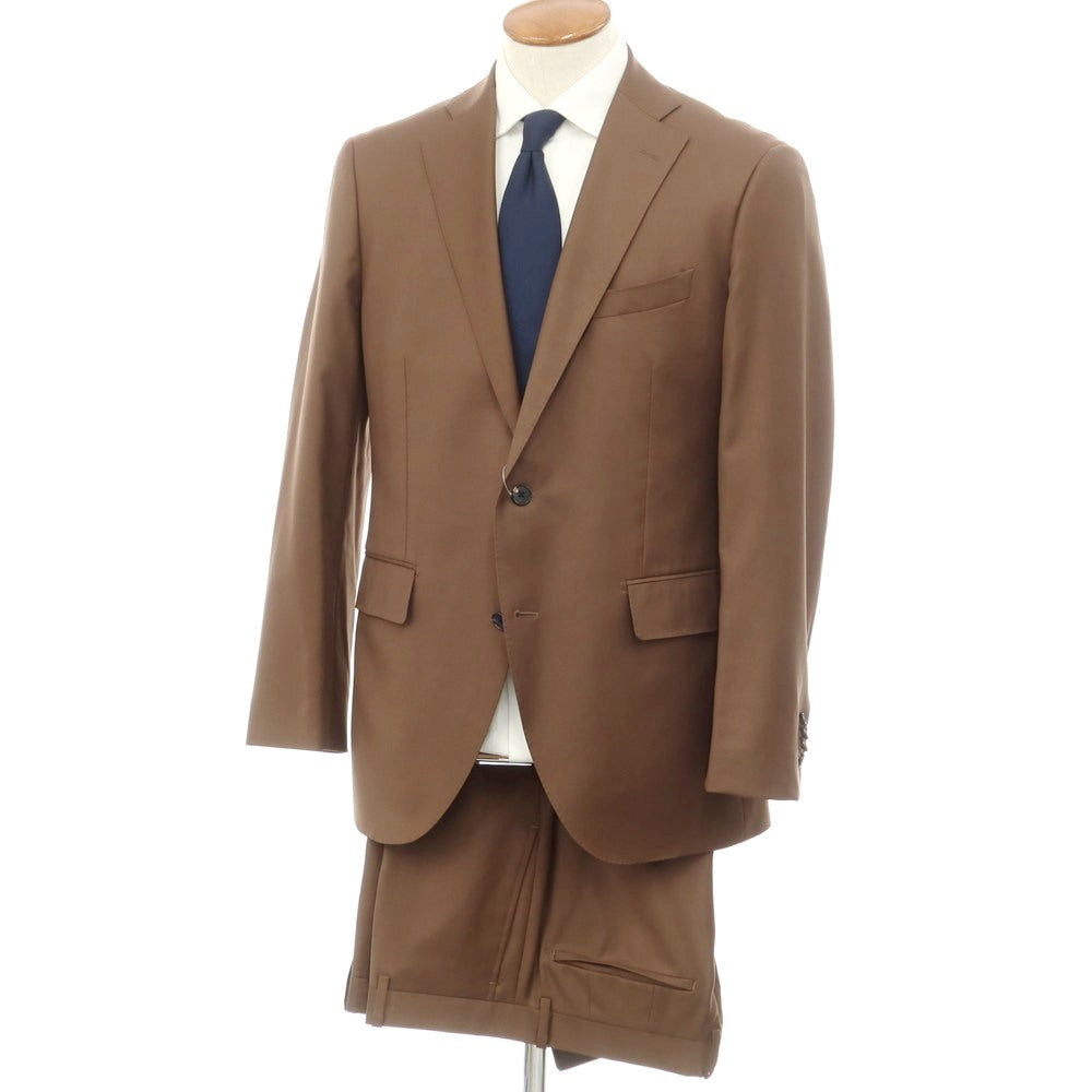 【中古】スーツカンパニー THE SUIT COMPANY ウール 2つボタンスーツ ブラウン【 175-4drop 】【 状態ランクC 】【 メンズ 】