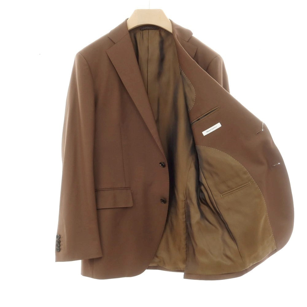 【中古】スーツカンパニー THE SUIT COMPANY ウール 2つボタンスーツ ブラウン【 175-4drop 】【 状態ランクC 】【 メンズ 】