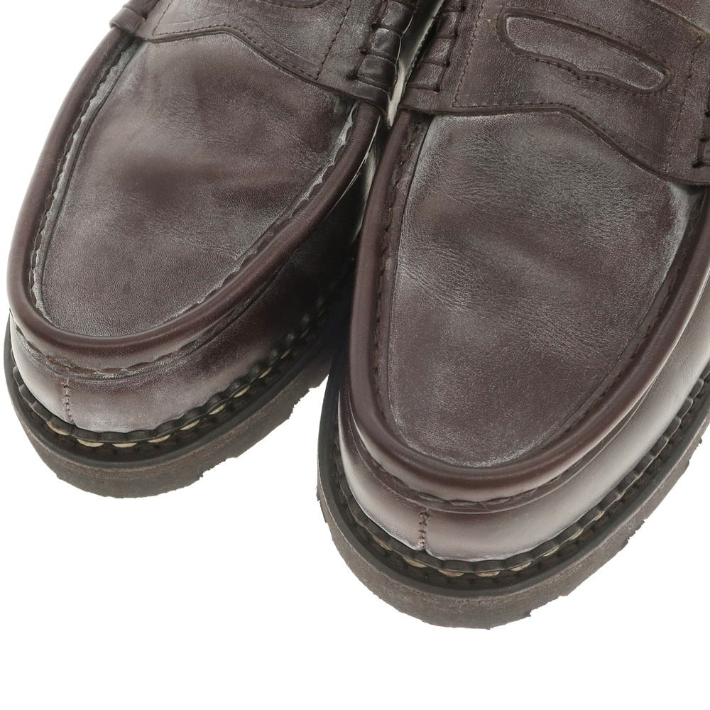 【中古】パラブーツ Paraboot REIMS コインローファー ブラウン【 10 】【 状態ランクA 】【 メンズ 】