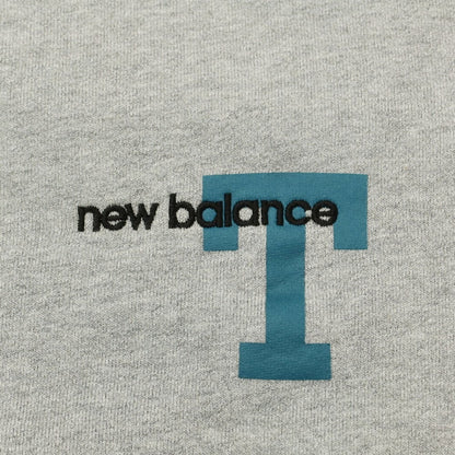 【中古】トウキョウデザインスタジオニューバランス TOKYO DESIGN STUDIO New Balance コットンアクリル クルーネック スウェット グレー【 XL 】【 状態ランクB 】【 メンズ 】