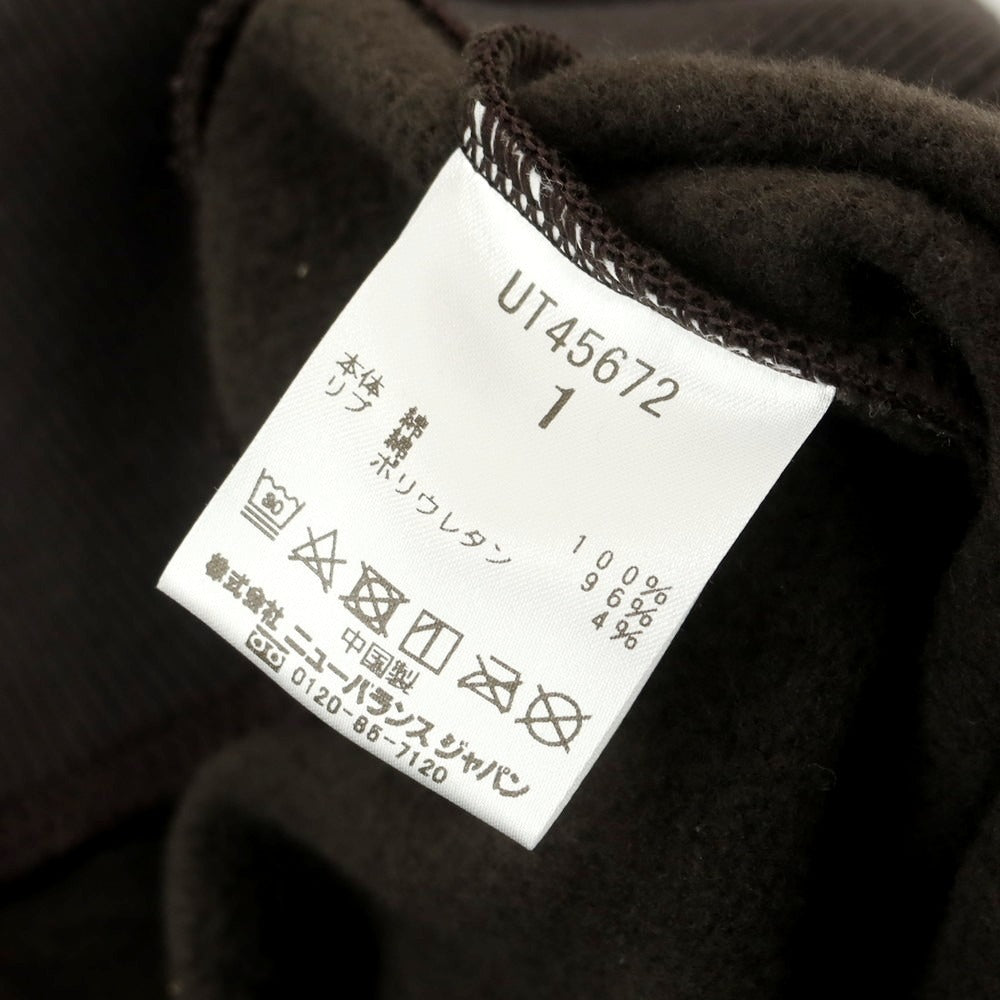 【中古】トウキョウデザインスタジオニューバランス TOKYO DESIGN STUDIO New Balance 2024年秋冬 コットン クルーネック スウェット チャコール【サイズ1】【 状態ランクB 】【 メンズ 】 [EPD]