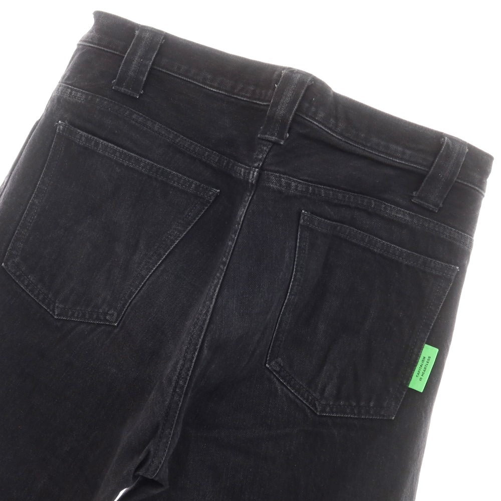 【中古】ウィリー チャバリア WILLY CHAVARRIA WISM別注 コットン ジーンズ デニムパンツ ブラック【サイズM】【 状態ランクB 】【 メンズ 】[EPD]