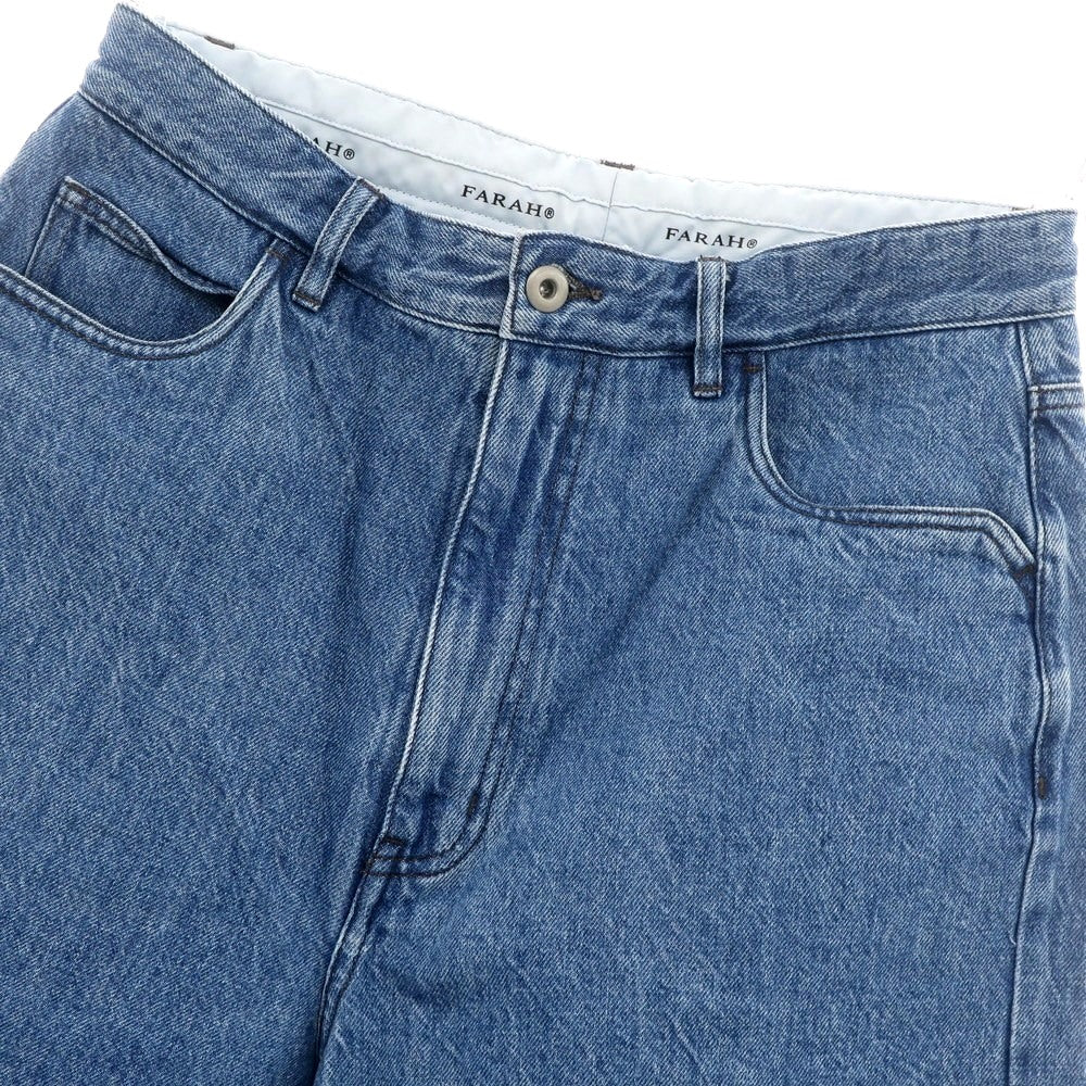 【中古】ファーラー FARAH コットン ジーンズ デニム ショートパンツ ブルー【 30 】【 状態ランクB 】【 メンズ 】[EPD]