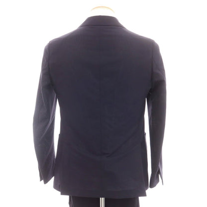 【中古】ラルディーニ LARDINI easywear ポリエステル 3つボタンスーツ ネイビー【 44 】【 状態ランクB 】【 メンズ 】