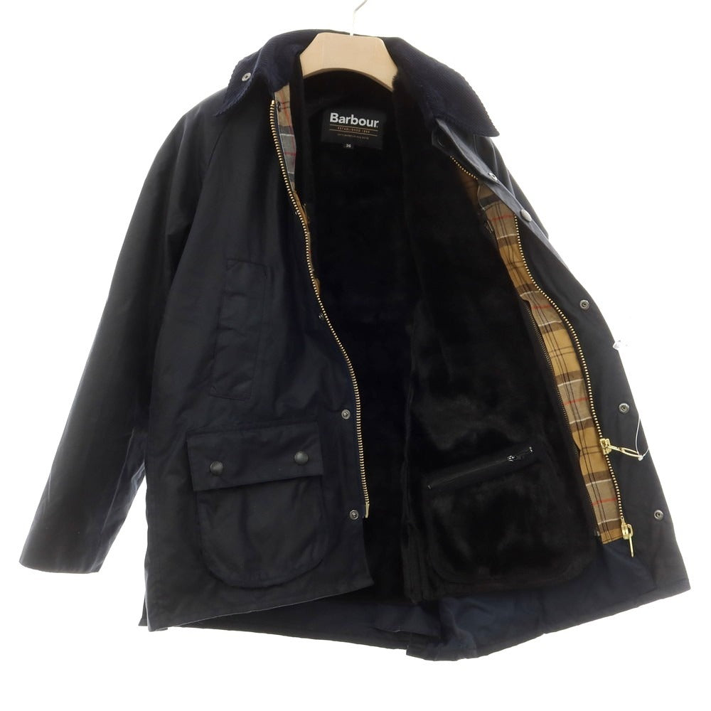 【中古】バブアー Barbour BEDALE ボアライナー付き オイルドコットン フィールドジャケット ネイビー【 36 】【 状態ランクB 】【 メンズ 】