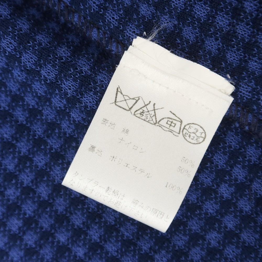 [Used] SUN HOUSE Cotton Nylon Knit Casual Jacket Navy x Dull Blue [44] [Condition Rank C] [Men&