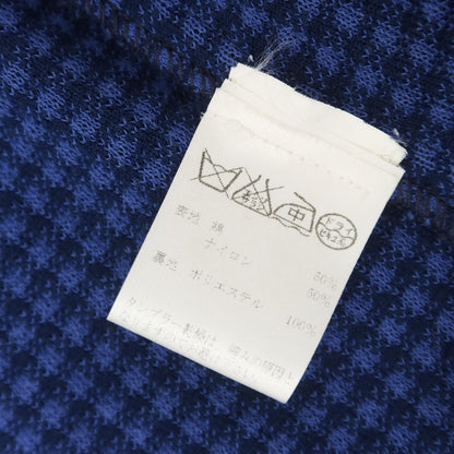 [Used] SUN HOUSE Cotton Nylon Knit Casual Jacket Navy x Dull Blue [44] [Condition Rank C] [Men&