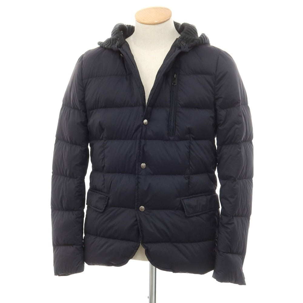 [Used] GIAN CARLO ROSSI Stretch Nylon Down Jacket Dark Navy [44] [Condition Rank C] [Men&